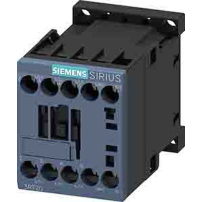 Siemens Contactor, 60 V dc Coil, 3-Pole, 7 A, 3 kW, 1NO