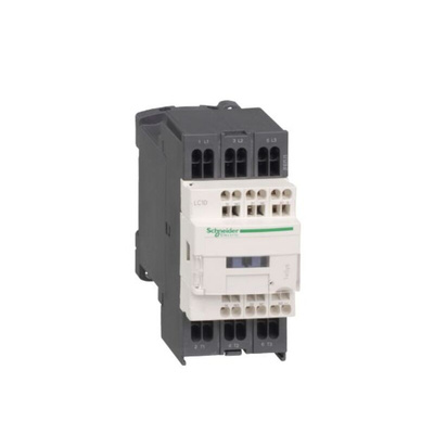 Schneider Electric Contactor, 110 V Coil, 3-Pole, 25 A, 5.5 kW, 3NO