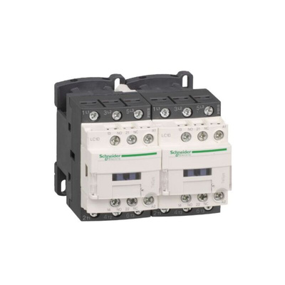 Schneider Electric Contactor, 110 V Coil, 3-Pole, 25 A, 5.5 kW, 3NO