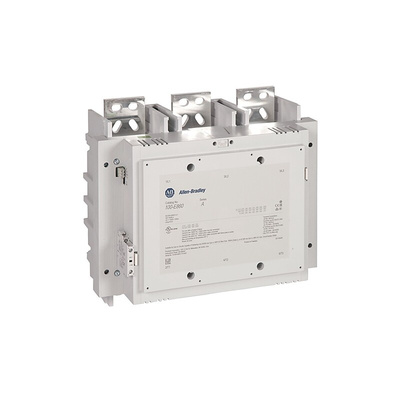 Rockwell Automation Contactor, 100 to 250 V ac/dc Coil, 3-Pole, 860 A, 1NC + 1NO