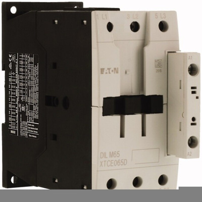 Eaton Contactor, 380400 V Coil, 3-Pole, 170 A, 30 kW