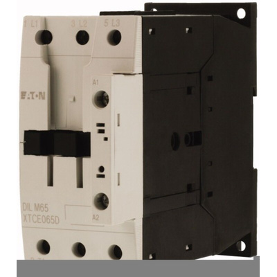 Eaton Contactor, 380400 V Coil, 3-Pole, 170 A, 30 kW