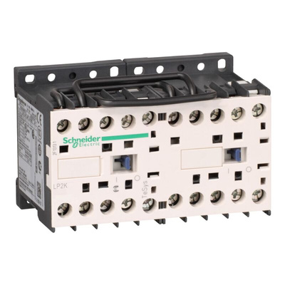 Schneider Electric LP2K Series Reversing Contactor, 48 V Coil, 3-Pole, 6 A, 1 NO + 1 NC