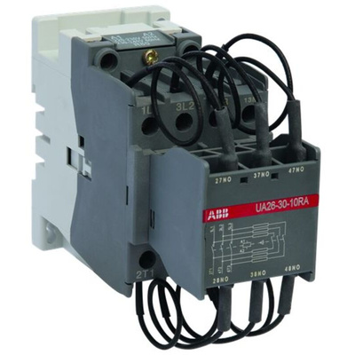 ABB 1SBL24 Series Contactor, 110 → 120 V Coil, 3-Pole, 4 A, 3NO