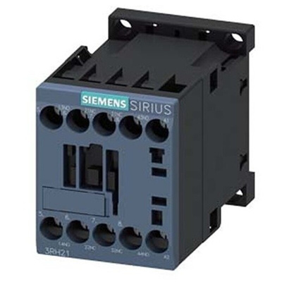 Siemens 3RH2 Series Contactor Relay, 100 V ac Coil, 4-Pole, 10 A, 2NO + 2NC, 690 V ac