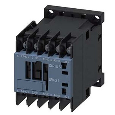 Siemens 3RH2 Series Contactor Relay, 24 V dc Coil, 4-Pole, 10 A, 2NO + 2NC, 690 V ac