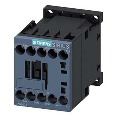 Siemens 3RH2 Series Contactor Relay, 110 V dc Coil, 4-Pole, 10 A, 4NO, 690 V ac