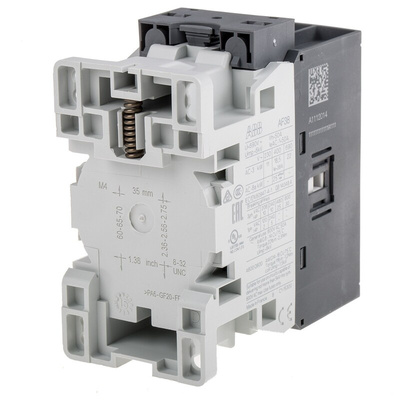 ABB AF Series Contactor, 230 V dc Coil, 3-Pole, 24 A, 18.5 kW, 3NO, 690 V ac