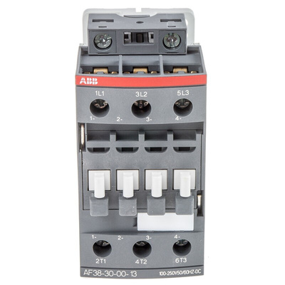 ABB AF Series Contactor, 230 V dc Coil, 3-Pole, 24 A, 18.5 kW, 3NO, 690 V ac
