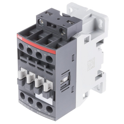 ABB AF Series Contactor, 60 V dc Coil, 4-Pole, 30 A, 7.5 kW, 2NO + 2NC, 690 V ac