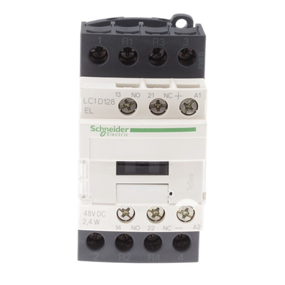 Schneider Electric LC1D Series Contactor, 48 V dc Coil, 4-Pole, 25 A, 2NO + 2NC, 690 V ac/dc