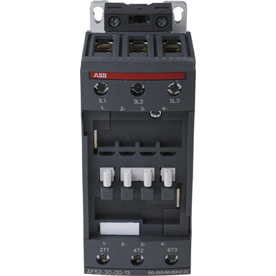 ABB AF Series Contactor, 230 V ac Coil, 3-Pole, 100 A, 22 kW, 3NO, 690 V ac