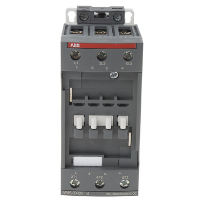 ABB AF Series Contactor, 250 → 500 V ac/dc Coil, 3-Pole, 105 A, 30 kW, 3NO, 690 V ac