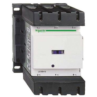 Schneider Electric LC1D Series Contactor, 3-Pole, 150 A, 3NO