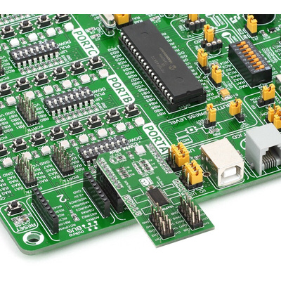 MikroElektronika PWM Click PWM Controller for PCA9685PW for LED Drivers, Robots, Servo Motors