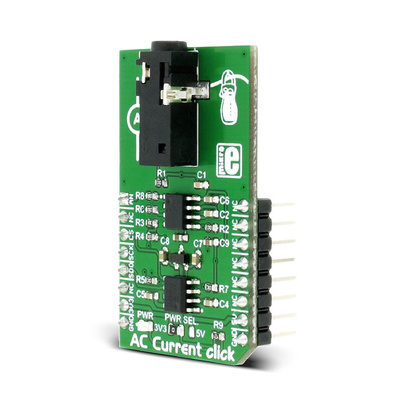 MikroElektronika AC Current Click Current Measurement for MCP3201, MCP607 for Alternating Voltage/Current Source,