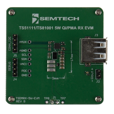 Semtech Wireless Charging EVM Firmware Wireless Power Receiver for TSDMRX-5W-EVM for Wireless Power Consortium WPC