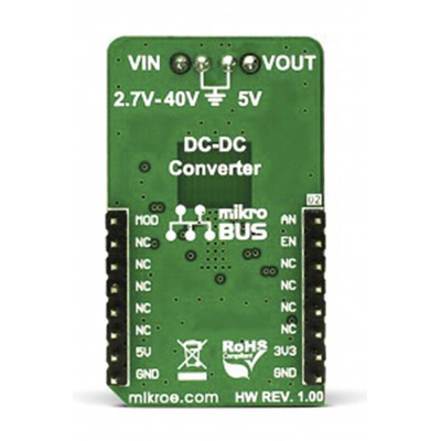 MikroElektronika Buck-Boost 2 Click DC-DC Regulator for LTC3115-2 for Firewire Connectors, Lead-Acid Battery Cells,