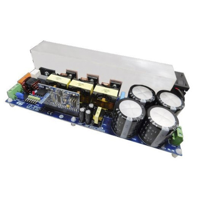 STMicroelectronics 3 kW Three-Channel Interleaved PFC Based on the STNRGPF01 Digital Controller PFC Controller for