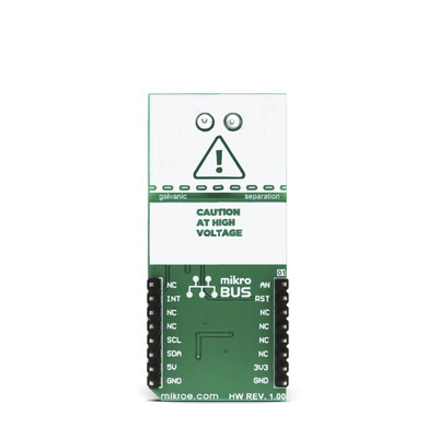 Development Kit Hall Current 2 Click for use with Audio applications, Telecommunication Applications, White Goods