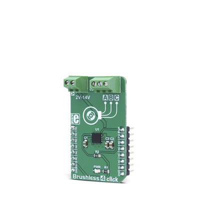 Development Kit Brushless 4 Click for use with Efficient Air Ventilation Systems, Sensorless BLDC Motor Driving, Silent