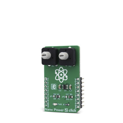 Development Kit Nano Power 2 Click for use with Internal Reference Voltage Pin, Voltage Level Comparison