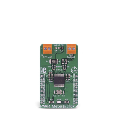Development Kit PWR Meter for use with Computer Peripherals, Digital Power Monitoring, Embedded Electronic