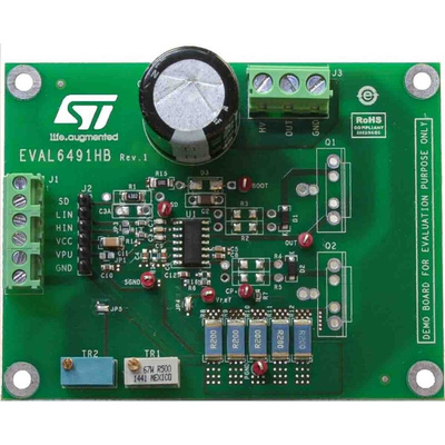 STMicroelectronics Demonstration Board for L6491 for IGBTs, N-Channel Power MOSFETs