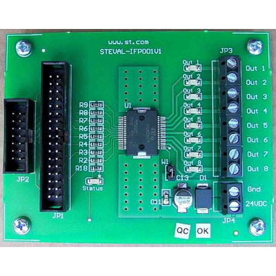 STMicroelectronics Demonstration Board for VN808CM-E for Octal High-Side Drivers