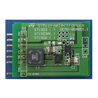 STMicroelectronics Demonstration Board for ST1S03 for Powering the Low-Voltage Digital Core in HDD Applications