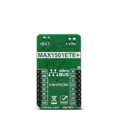MikroElektronika Charger 12 click for MAX1501 for 3-Cell NiMH/NiCd Batteries