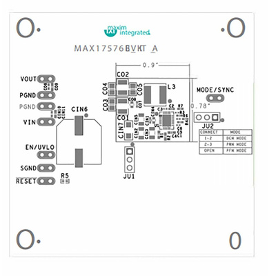 Maxim Integrated MAX17576EVKITB Buck Converter for MAX17576