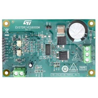 STMicroelectronics Demonstration Board for STDRIVEG600 Half-Bridge Driver for STDRIVEG600 for STDRIVEG600