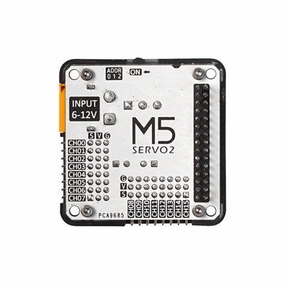 M5Stack SERVO2 Module 16 Channels - 13.2 Motor Driver for PCS9685, SY8368AQQC for M5 Core, M5StickC, M5StickV