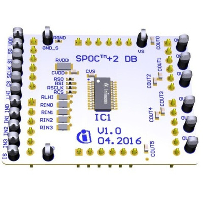 Infineon SPOC-2 DB BTS72220-4ESA Power Management for Combination with the SPOC 2 motherboard