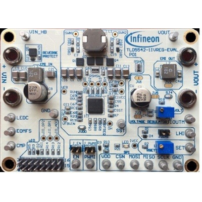 Infineon TLD5542-1IVREG-EVAL Buck-Boost Controller for TLD5190QV for TLD5542-1 as voltage regulator and LED driver