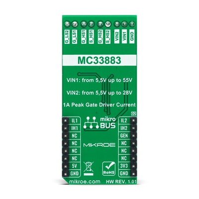 MikroElektronika H-Bridge Driver Click Half-Bridge Driver for MC33883 for mikroBUS socket