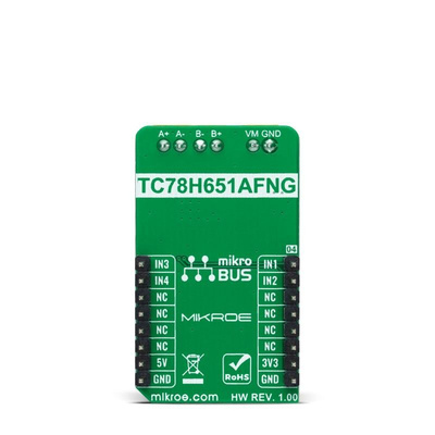 MikroElektronika DC Motor 20 Click DC Motor Driver for TC78H651AFNG for mikroBUS socket