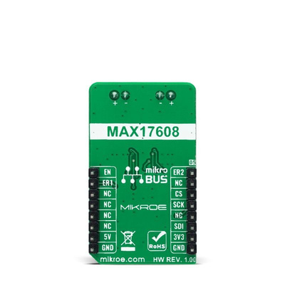 MikroElektronika Current Limit 6 Click Protected Switch for MAX17608 for mikroBUS socket