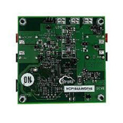 onsemi Strata Enabled NCP164A Adjustable LDO, WDFN6 Package Evaluation Board LDO Voltage Regulator for NCP164A