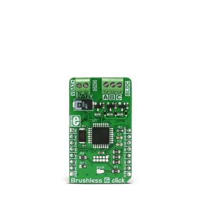 MikroElektronika Brushless 6 Click BLDC Motor for ATmega8A for BLDC Motors