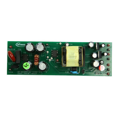 Infineon REF_5BR3995CZ_16W1 Flyback Converter for CoolSET ICE5BR3995CZ for Auxiliary Power Supplies, Industrial drives