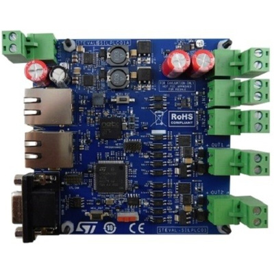 STMicroelectronics Safety-ready industrial PLC evaluation board Digital Power for High-performance Arm Cortex-M7 32-bit