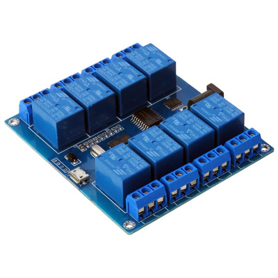 Seeit USB-RELAY08 Relay for Relay Control Card for Arduino, AVR, PIC, Raspberry Pi, TTL