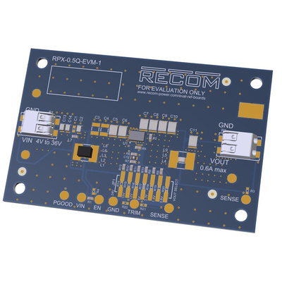 Recom Evaluation Module DC-DC Converter for RPX-0.5Q for RPX-0.5Q Buck Regulator Module