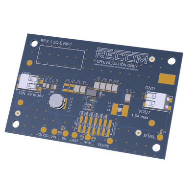 Recom Evaluation Module DC-DC Converter for RPX-1.5Q for RPX-1.5Q Buck Regulator Module