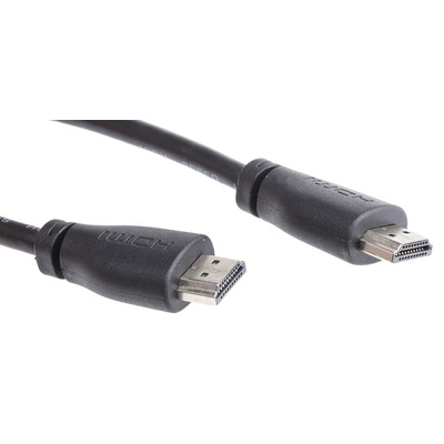 Raspberry Pi 2m HDMI to HDMI Cable in Black
