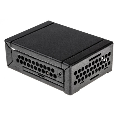 nVent SCHROFF Metal Case for use with Raspberry Pi 2, Raspberry Pi 3 in Black