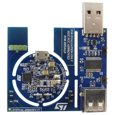 STMicroelectronics Evaluation Boards Wireless Power Receiver for STEVAL-ISB038V1T for STWBC-WA