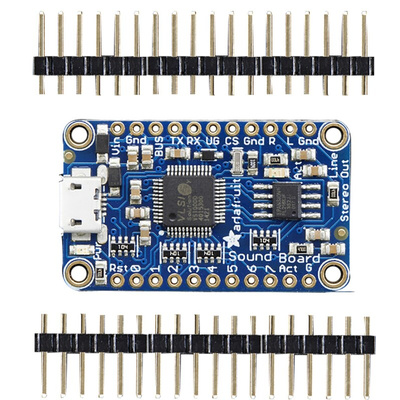 Adafruit 2342, Mini Sound FX Audio Processor Application Board